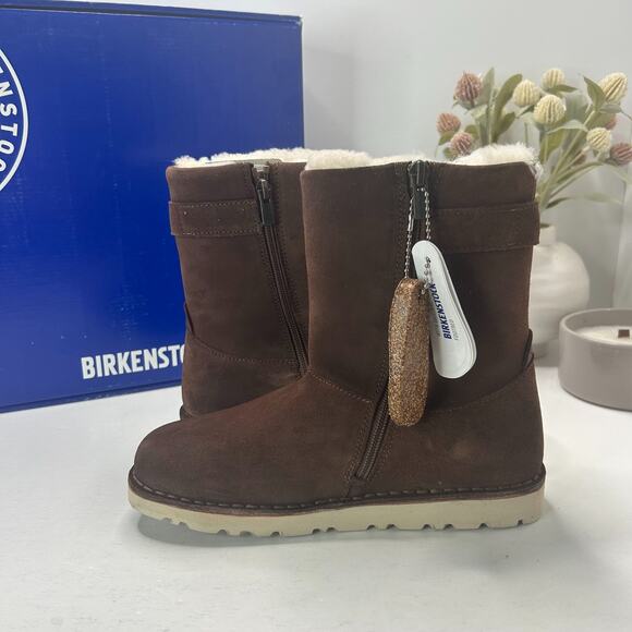 Birkenstock Westford Side Zip Boots Espresso Narrow Fit 1007051 Women's US 5 NWB - Picture 5 of 9